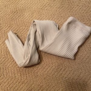 VINCE RIBBED WOOL LEGGINGS